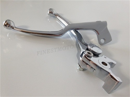 New Chrome Brake Clutch Hand Levers For Suzuki Gsxr 600 750 Katana 750F Sv650S - Picture 4 of 5