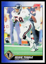 Jessie Tuggle, 1991 Score, #58, Atlanta Falcons,