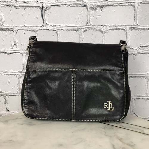 Lauren Ralph Lauren Women’s Hand Held Shoulder Bag & Black Packable Purse - Picture 8 of 9