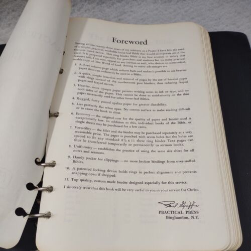 Fleming H. Revell Die neue praktische Loseblattbibel KJV Zweiter (2.) Druck. - Bild 8 von 12