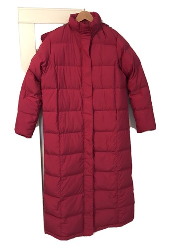 L.L. Bean Womens Down Filled Trench Puffer Parka