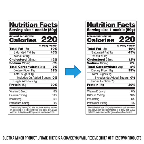 Quest Soft & Chewy Protein Cookie, High Protein, Double Chocolate Chip, 4 Count - Picture 8 of 8