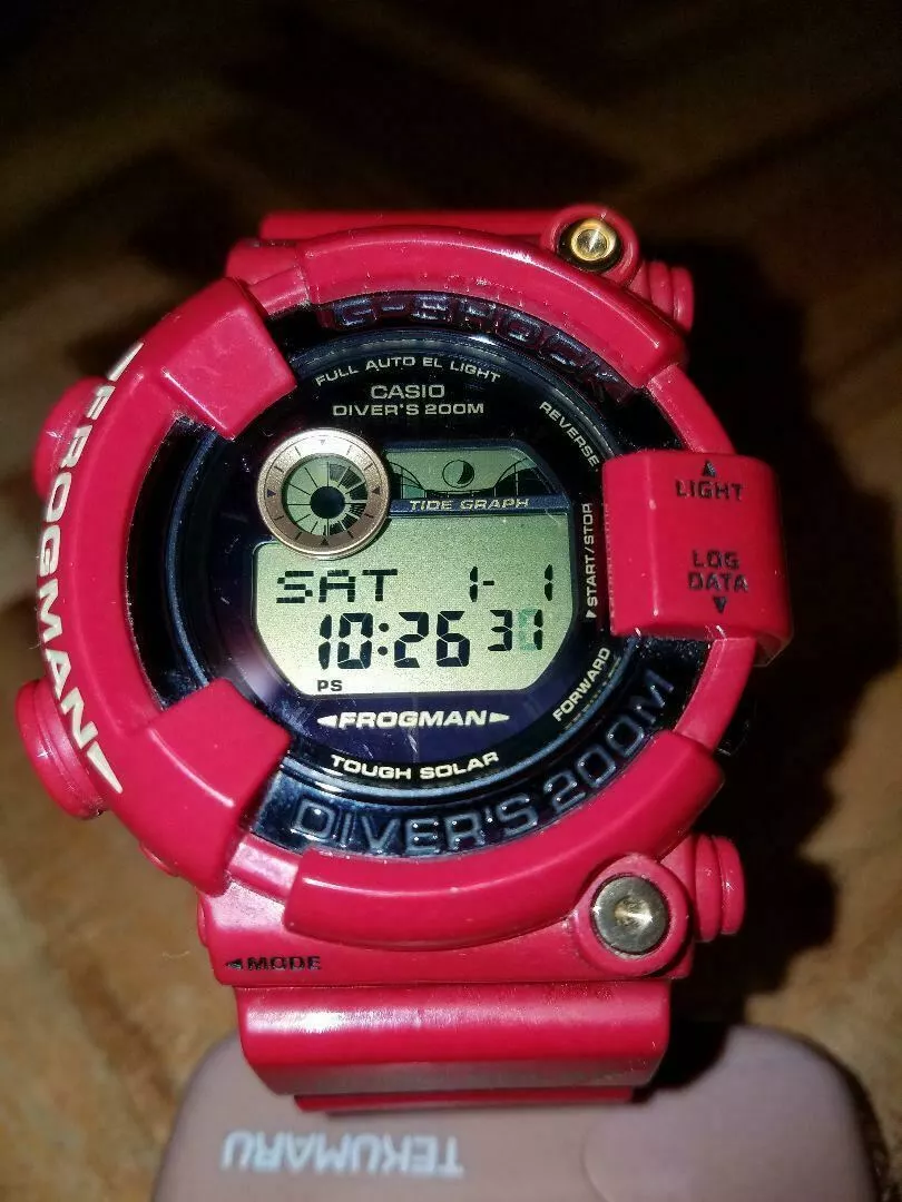 Casio G-Shock GF-8230A-4JR Rising Red 30th Anniversary Frogman Digital Watch