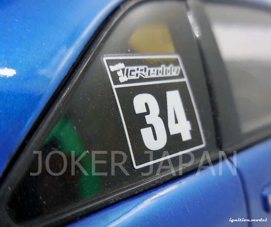 Ignition Model IG3226 1/18 TRUST GReddy 34RX Blue Metallic Ignition Model IG3226 1/18 TRUST GReddy 34RX Blue Metallic