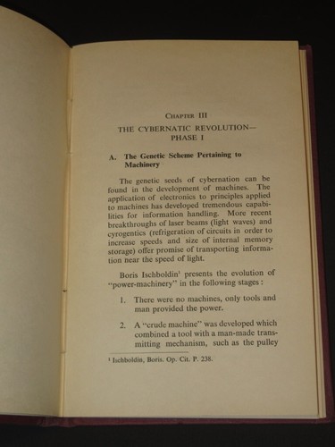 Cybernatic Revolution: Its Nature and Scope JOHN A.SHARP 1968 1st Edition - Foto 10 di 10