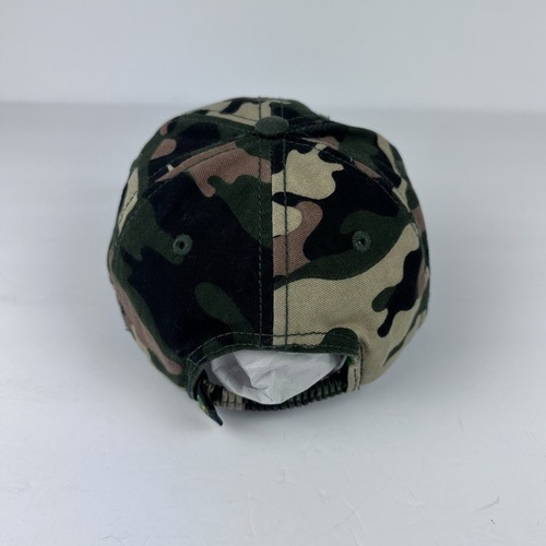 John Deere Hat Cap Camo TODDLER One Size Kids Green Adjustable Strapback - Picture 3 of 8