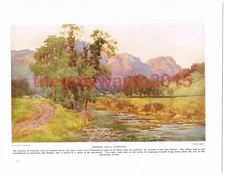 Yewdale Crags, Coniston, Cumbria, England, Book Illustration (Print), c1920