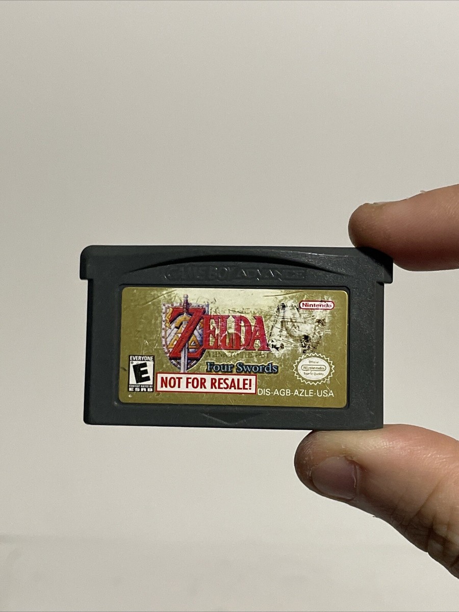 NOT FOR RESALE: Legend of Zelda Link to the Past Four Swords (Game