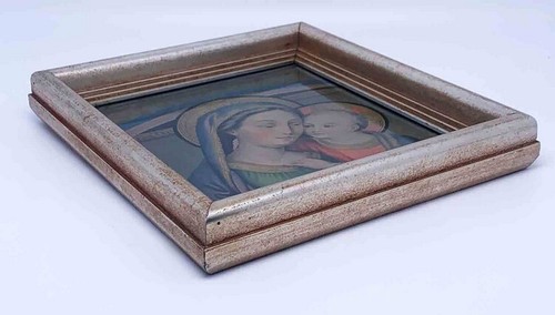 Maria Kind Kirche Deko Vitrine Sammler Antik Kunstdruck Retro - Bild 5 von 9