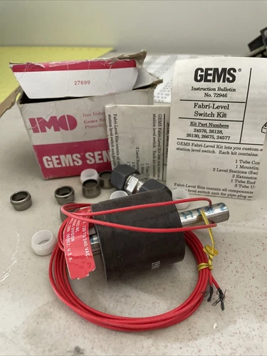 1 Unused - IMO Gems Sensors Fabri Level Switch Kit Part 72946 * -