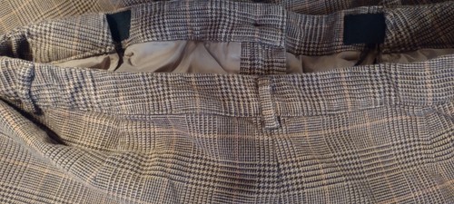 LL Bean Pants Size 16 Classic Fit Houndstooth Plaid Lined Adjustable Waist - Bild 8 von 21