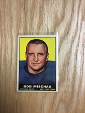 1961 Topps Football Bob Mischak New York Titans Card #153