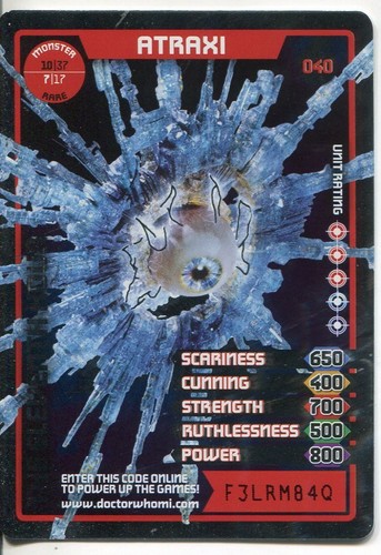 Doctor Who Monster Invasion RARE , SUPER RARE , ULTRA RARE FOILS CHOOSE - Picture 12 of 37