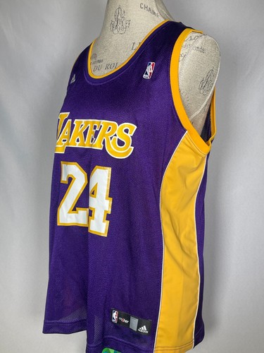Kobe Bryant #24 Los Angeles Lakers Adidas NBA 4Her Purple Jersey Women's XL - Picture 7 of 13