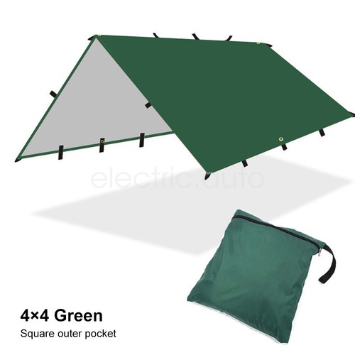 Camping Tent Tarp Shelter 3×3m/3×4m/4×4m Sun UV Shade Waterproof Hammock Cover - Picture 24 of 27