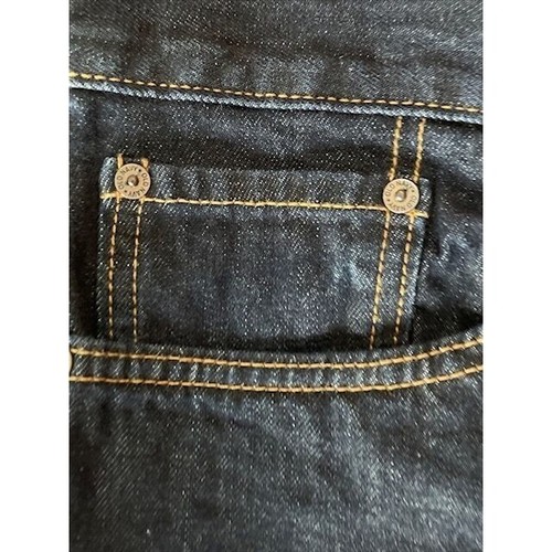 Herrenjeans Old Navy Slim Etroit Gr. 34 x 34 dunkelblau Reißverschluss Knopf 5 Taschen - Bild 5 von 8