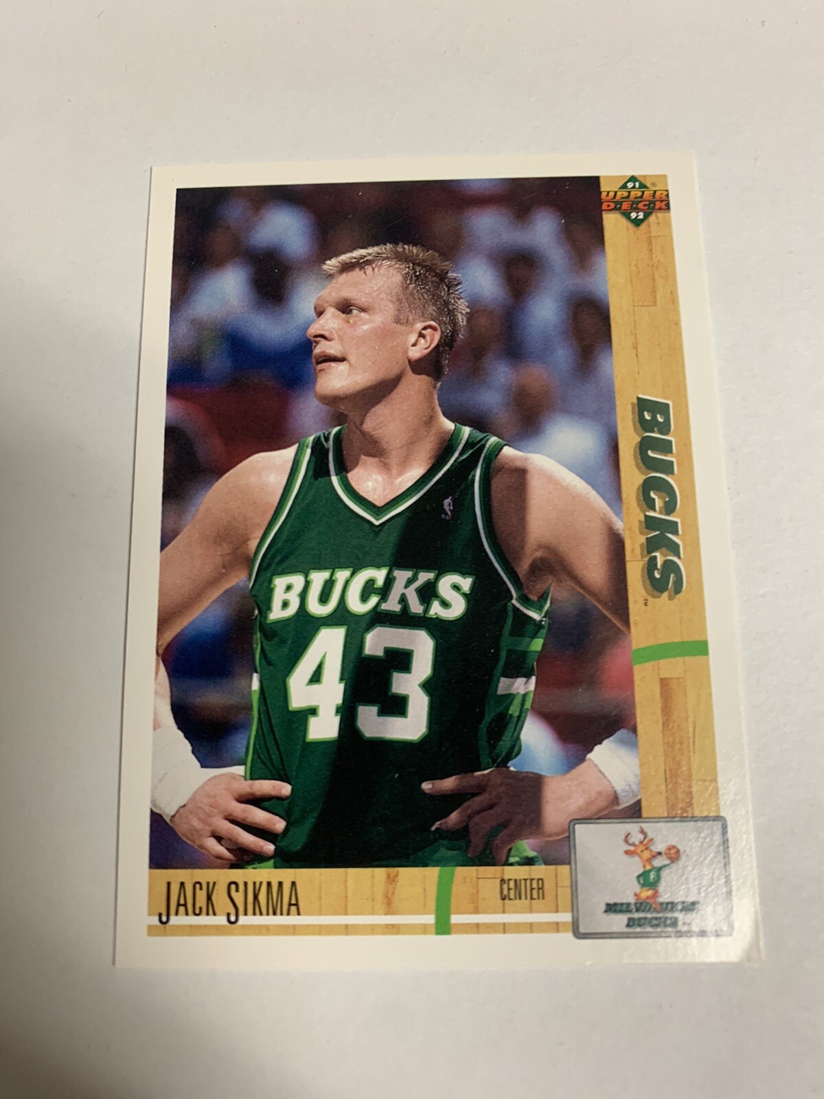1991-92 Upper Deck NBA Jack Sikma Milwaukee Bucks