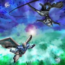 Yugioh 2 Player Elemental Hero Stratos And Shadow Mist Cloth Playmat Green Cloth