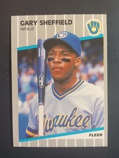 1989 Fleer Gary Sheffield RC #196