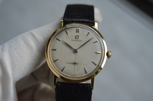 1954 Vintage Omega Small Seconds 14K Gold Fill Rare Mens Mechanical Dress Watch - Picture 13 of 18