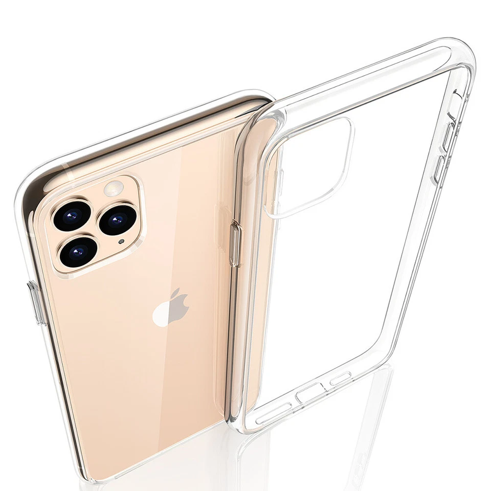 Nueva Funda DURA Transparente Cristal Transparente Recubrimiento Para iPhone 11 Foto 2 de 4