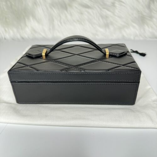 Oscar de la Renta Alibi Minaudiere Quilted Leather Box Bag - Picture 3 of 16