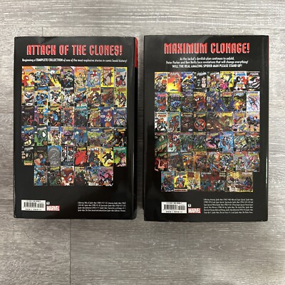 Marvel Comics Spider-Man CLONE SAGA Omnibus Volume # 1 2 HC Marvel Comics Spider-Man CLONE SAGA Omnibus Volume # 1 2 HC