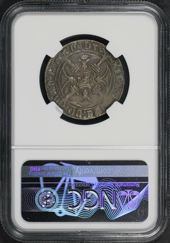 (1507-19) Spanish Netherlands Charles V Silver 1 Stuiver (2.86g) NGC AU-50 - Picture 2 of 2