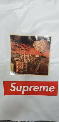 Supreme Martin Wong Sticker plus one classic Supreme logo sticker Authentic Supreme Martin Wong Sticker plus one classic Supreme logo sticker Authentic