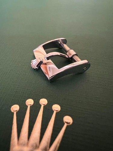 Rolex genuine 14mm SS buckle 70s-80s very good condition Ultrasonic Cleaning - Picture 3 of 9