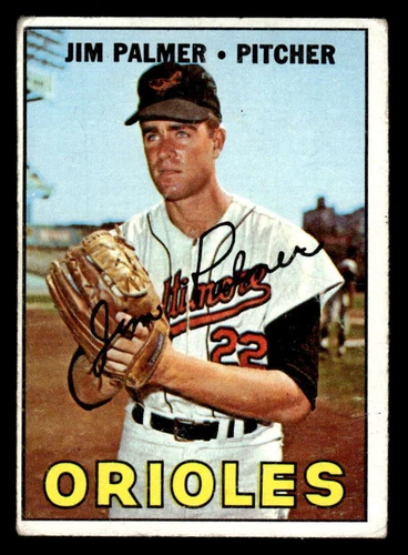 1967 Topps Jim Palmer Semi High Baltimore Orioles #475 Low Grade Filler Y1718