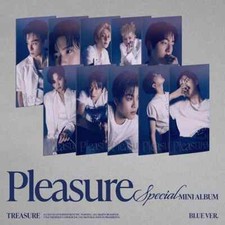 TREASURE [PLEASURE] Album BLUE 10 Ver SET/10 CD+10 Booklet+10 Poster+etc+POB