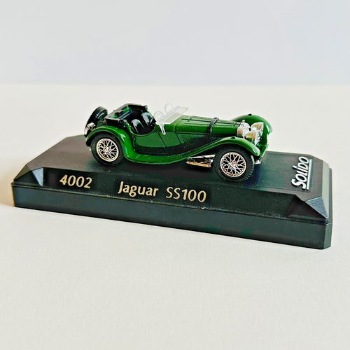 Solido 1/43 Scale Diecast 4002 - Jaguar SS100 - Green Made in France No Cover - Picture 5 of 9