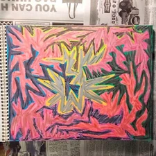 Drawing 11X14" Oil Pastel on Paper