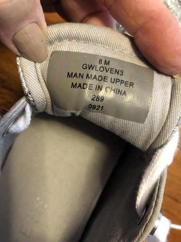 GUESS GWLoven3 Women’s Size 8M Silver Glitter Lace Up Low Top Sneaker Shoes EUC - Picture 9 of 16