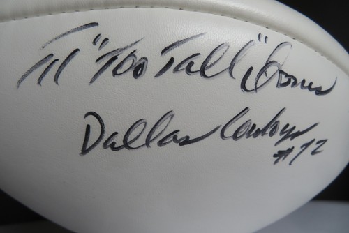 VINTAGE ED "TOO TALL" JONES *VIDEO* Autographed Wilson® Official NFL® Football - Picture 12 of 18
