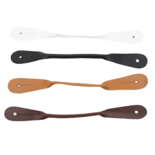 Men's Suspenders with Button-On Leather Replacement Ears Converter, USA Made