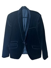 Baldessarini Velvet Black Blazer Mens Size Large 54 See Measurements EUC