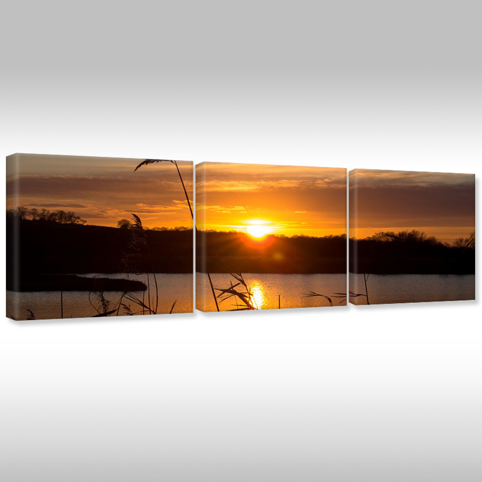 Quadro su Tel Tela Poster Fotografia Arte Arte Arte Paesaggio Untergehende Sole Lago 48dbd2 Quadro su Tel Tela Poster Fotografia Arte Arte Arte Paesaggio Untergehende Sole Lago 48dbd2