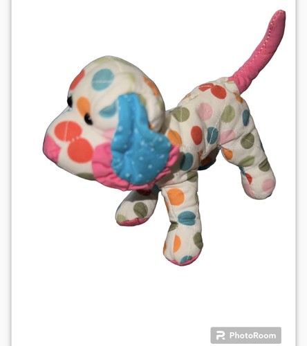 Douglas Cuddle Toys Beanie Plush Polka Dot Dog Puppy Very Rare HTF Item#1023 6” - Picture 4 of 4