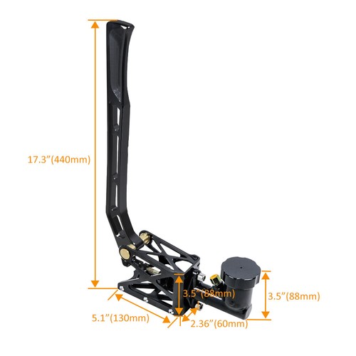 New Hydro Race Brake Aluminum Hydraulic Drift Handbrake E-Brake Racing Kit BK - Bild 10 von 10