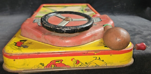 Vintage hand cranked driving game - Northwestern Products Co. - Repair / Parts - Picture 7 of 9