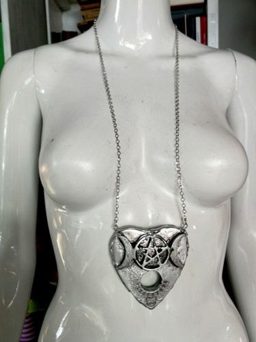 ouija board wicca witch gothic talisman necklace amulet pendant layered locket 4 - Picture 5 of 24