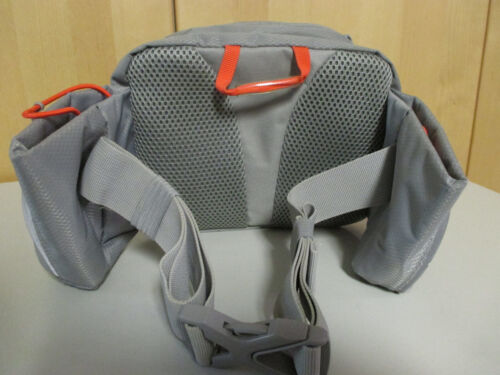 Outdoor Products Waist Fanny Pack Water Bottle Holder No bottles (Gray w Orange) - Picture 3 of 15