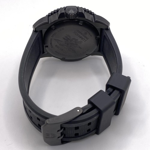 Luminox Navy Seal Colormark Blackout Steel Black Dial Quartz Watch XS.3152.BO - Picture 5 of 5