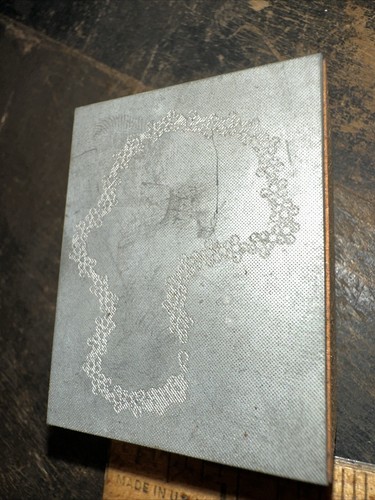 Print Block ( Strand of Grapes??) Decorative - Picture 4 of 8