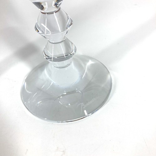 Baccarat Vega Large Set of 2 Pair Interior Glass Cups wine Crystal glass clear - Bild 7 von 9
