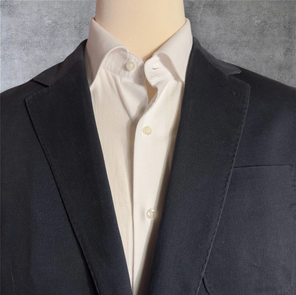 Blazer Abrigo Deportivo Chaqueta 3XL (46R) Azul PETER MILLAR Para Hombres Algodón Elástico PANADERÍA Foto 3 de 4