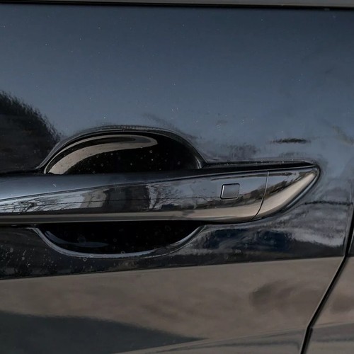 FOR 2020-2023 Hyundai Elantra Front Driver Side Door Handle Key Cover Cap Black - Picture 16 of 21