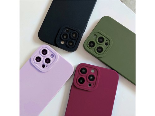 Funda protectora de silicona líquida 15 14 13 12 Pro Max Plus - Imagen 4 de 22